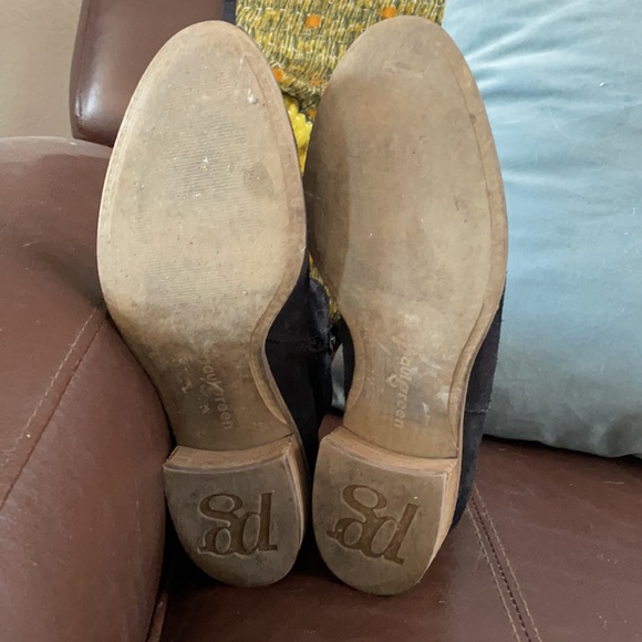 Paul Green suede black booties - Picture 4 of 7